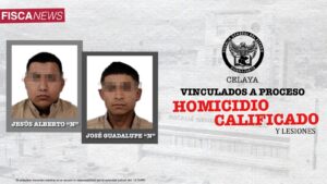 LA FISCALÍA DE GUANAJUATO DETIENE A PRESUNTOS SICARIOS ACUSADOS DE ASESINAR A DOS POLICÍAS EN CELAYA LA FISCALÍA DE GUANAJUATO DETIENE A PRESUNTOS SICARIOS ACUSADOS DE ASESINAR A DOS POLICÍAS EN CELAYA