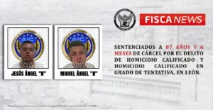 MÁS DE 80 AÑOS DE CÁRCEL OBTIENE LA FISCALÍA DE GUANAJUATO PARA DOS SUJETOS POR MULTIHOMICIDIO EN LEÓN MÁS DE 80 AÑOS DE CÁRCEL OBTIENE LA FISCALÍA DE GUANAJUATO PARA DOS SUJETOS POR MULTIHOMICIDIO EN LEÓN
