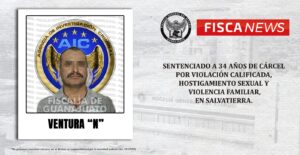 VIOLADOR ES SENTENCIADO A MÁS DE 30 AÑOS DE CÁRCEL EN SALVATIERRA VIOLADOR ES SENTENCIADO A MÁS DE 30 AÑOS DE CÁRCEL EN SALVATIERRA