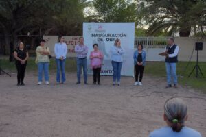 Chío Cervantes entrega obras en Las Cruces II y La Canoa Chío Cervantes entrega obras en Las Cruces II y La Canoa