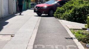 Señalan vecinos de la Calzada de Guadalupe olvido en su ciclovía Señalan vecinos de la Calzada de Guadalupe olvido en su ciclovía