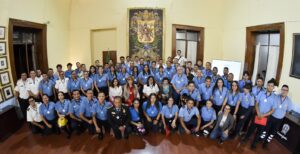 Destaca Samantha Smith esfuerzo y trabajo de bomberos al servicio de la población Destaca Samantha Smith esfuerzo y trabajo de bomberos al servicio de la población