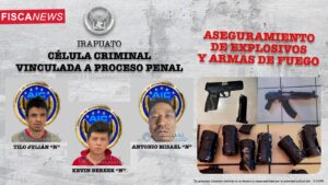 LA FISCALÍA DE GUANAJUATO DETUVO A PRESUNTOS INTEGRANTES DE GRUPO CRIMINAL CON EXPLOSIVOS Y ARMAS DE FUEGO LA FISCALÍA DE GUANAJUATO DETUVO A PRESUNTOS INTEGRANTES DE GRUPO CRIMINAL CON EXPLOSIVOS Y ARMAS DE FUEGO