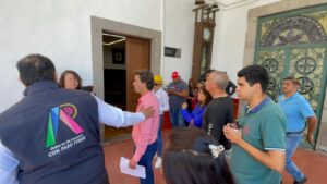 Exigen vecinos de Lomas de Españita seguridad y rapidez en obra de Avenida Tulipanes Exigen vecinos de Lomas de Españita seguridad y rapidez en obra de Avenida Tulipanes