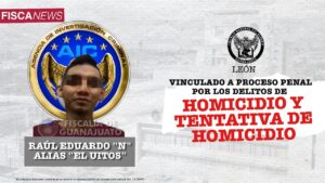 LA FISCALÍA DE GUANAJUATO CAPTURÓ AL “UITOS” POR HOMICIDIO E INTENTO DE HOMICIDIO DE 3 PERSONAS, EN LEÓN LA FISCALÍA DE GUANAJUATO CAPTURÓ AL “UITOS” POR HOMICIDIO E INTENTO DE HOMICIDIO DE 3 PERSONAS, EN LEÓN