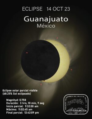 Llegará el eclipse solar y será visible en nuestro estado de Guanajuato Llegará el eclipse solar y será visible en nuestro estado de Guanajuato
