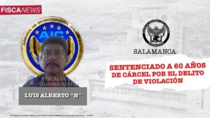 LA FISCALÍA DE GUANAJUATO OBTIENE PENA MÁXIMA DE CÁRCEL PARA VIOLADOR LA FISCALÍA DE GUANAJUATO OBTIENE PENA MÁXIMA DE CÁRCEL PARA VIOLADOR