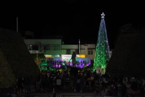 Encienden Árbol Navideño en Centro Histórico de Abasolo Encienden Árbol Navideño en Centro Histórico de Abasolo