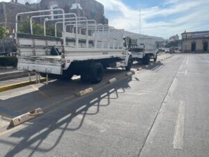 Reportan bloqueo en ciclovía de la zona Centro por parte de la Guardia Nacional Reportan bloqueo en ciclovía de la zona Centro por parte de la Guardia Nacional