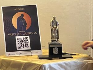 Inicia la convocatoria para la Presea Vasco de Quiroga Inicia la convocatoria para la Presea Vasco de Quiroga