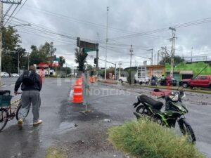 Realizan mantenimiento a desnivel producido por fallas geológicas en la zona de Avenida Reforma Realizan mantenimiento a desnivel producido por fallas geológicas en la zona de Avenida Reforma