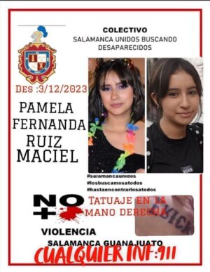 SOLICITAN AYUDA PARA LOCALIZAR A PAMELA QUIEN DESAPARECIÓ A INICIOS DE DICIEMBRE PASADO SOLICITAN AYUDA PARA LOCALIZAR A PAMELA QUIEN DESAPARECIÓ A INICIOS DE DICIEMBRE PASADO