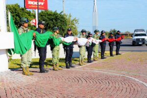 Realizan Izamiento de Bandera en Abasolo Realizan Izamiento de Bandera en Abasolo