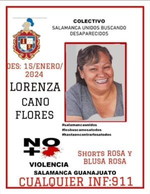 PLATAFORMA POR LA PAZ EXIGE ACCIONES DE GOBIERNO PARA ENCONTRAR A BUSCADORA SALMANTINA PLATAFORMA POR LA PAZ EXIGE ACCIONES DE GOBIERNO PARA ENCONTRAR A BUSCADORA SALMANTINA