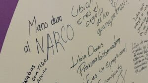 Exigen los jóvenes a Libia “mano dura” al narcotráfico en Guanajuato Exigen los jóvenes a Libia “mano dura” al narcotráfico en Guanajuato