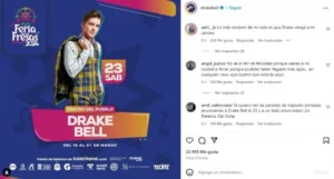 Drake Bell, feliz porque cantará en la Feria de las Fresas en Irapuato Drake Bell, feliz porque cantará en la Feria de las Fresas en Irapuato
