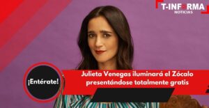 Julieta Venegas iluminará el Zócalo presentándose totalmente gratis Julieta Venegas iluminará el Zócalo presentándose totalmente gratis