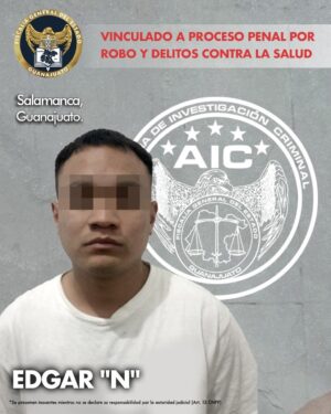 Vinculado a proceso penal por robo y delitos contra la salud en Salamanca Vinculado a proceso penal por robo y delitos contra la salud en Salamanca