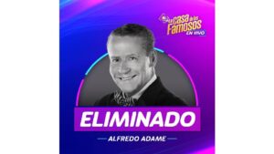 Alfredo Adame, eliminado de «La casa de los famosos» Alfredo Adame, eliminado de «La casa de los famosos»