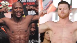 Floyd Mayweather elogia al ‘Canelo’ Álvarez y este responde con agradecimiento Floyd Mayweather elogia al ‘Canelo’ Álvarez y este responde con agradecimiento