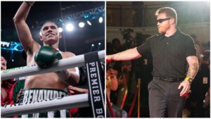 David Benavídez ataca al Canelo: “Ojalá con lo que ganes te compres un par de hue***” David Benavídez ataca al Canelo: “Ojalá con lo que ganes te compres un par de hue***”