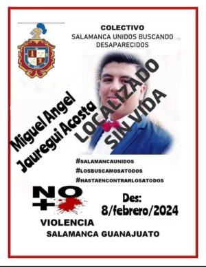 LOCALIZAN SIN VIDA A MIGUEL ÁNGEL QUIEN FUE REPORTADO COMO DESAPARECIDO EL 8 DE FEBRERO LOCALIZAN SIN VIDA A MIGUEL ÁNGEL QUIEN FUE REPORTADO COMO DESAPARECIDO EL 8 DE FEBRERO