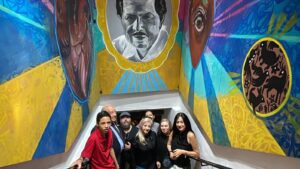 Homenajean a Salvador Almaraz con mural en el museo de la ciudad Homenajean a Salvador Almaraz con mural en el museo de la ciudad