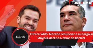 Ofrece ‘Alito’ Moreno renunciar a su cargo si Máynez declina a favor de Xóchitl: esto respondió el de MC Ofrece ‘Alito’ Moreno renunciar a su cargo si Máynez declina a favor de Xóchitl: esto respondió el de MC