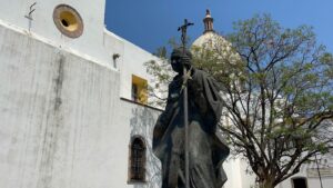 Iluminarán la estatua de Juan Pablo II del Centro Histórico Iluminarán la estatua de Juan Pablo II del Centro Histórico