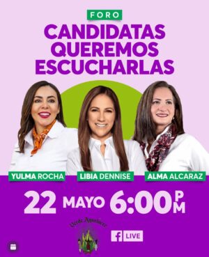 Recibe Verde Aquelarre 150 preguntas para foro con candidatas a la gubernatura de Guanajuato Recibe Verde Aquelarre 150 preguntas para foro con candidatas a la gubernatura de Guanajuato
