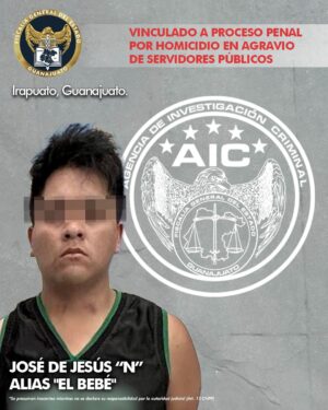 Detienen a homicida de Tránsito Municipal de Irapuato Detienen a homicida de Tránsito Municipal de Irapuato