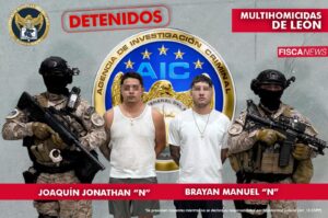Capturan a dos presuntos autores materiales de multihomicidio en León Capturan a dos presuntos autores materiales de multihomicidio en León