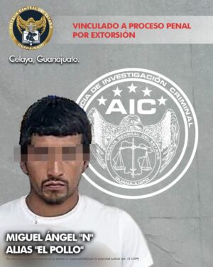 Cae “El Pollo” por extorsión en la Central de Abastos de Celaya Cae “El Pollo” por extorsión en la Central de Abastos de Celaya