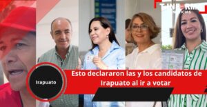 Candidatas y candidatos de Irapuato acuden a votar Candidatas y candidatos de Irapuato acuden a votar