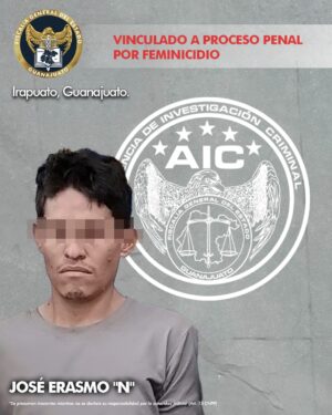 FGE: Cae 4to partícipe del feminicidio ocurrido en la colonia El Milagro en Irapuato FGE: Cae 4to partícipe del feminicidio ocurrido en la colonia El Milagro en Irapuato
