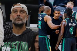 Pep Guardiola tuvo que ver con la victoria de los Boston Celtics Pep Guardiola tuvo que ver con la victoria de los Boston Celtics