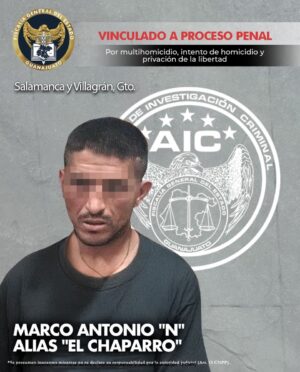 Cae “El Chaparro”, presunto multihomicida relacionado al hallazgo de 5 personas sin vida en Salamanca y 4 más en Villagrán Cae “El Chaparro”, presunto multihomicida relacionado al hallazgo de 5 personas sin vida en Salamanca y 4 más en Villagrán