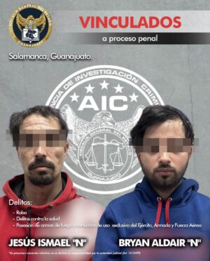 Detiene FGE a dos presuntos sicarios en Salamanca Detiene FGE a dos presuntos sicarios en Salamanca