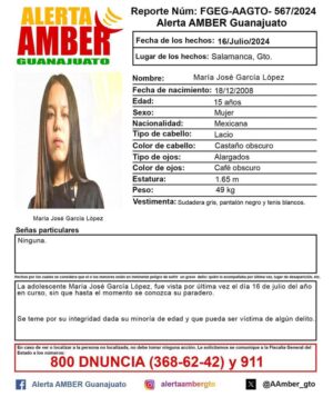 María José, joven salmantina no ha regresado a su hogar María José, joven salmantina no ha regresado a su hogar