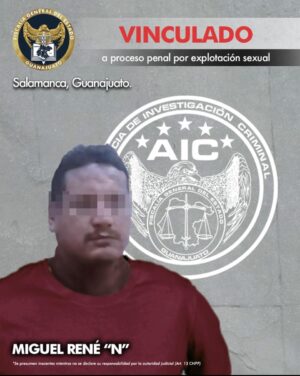Detienen a sujeto por explotación sexual en Salamanca Detienen a sujeto por explotación sexual en Salamanca