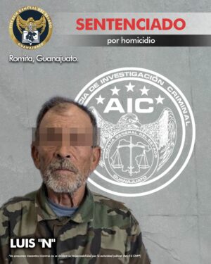 La Fiscalía de Guanajuato demostró la responsabilidad de un homicida en Romita; pasará 25 años en la cárcel La Fiscalía de Guanajuato demostró la responsabilidad de un homicida en Romita; pasará 25 años en la cárcel