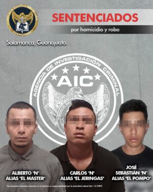 “El Master”, “El Jeringas” y “El Pompo” fueran sentenciados, culpables de homicidio y robo en Salamanca “El Master”, “El Jeringas” y “El Pompo” fueran sentenciados, culpables de homicidio y robo en Salamanca