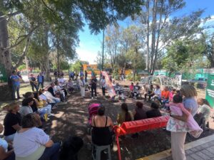 Promueven convivencia y talleres de tanatología en parques vecinales Promueven convivencia y talleres de tanatología en parques vecinales