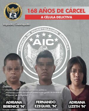 Sentencian con más de 100 años a asesinos de elemento de la policía municipal de Irapuato Sentencian con más de 100 años a asesinos de elemento de la policía municipal de Irapuato