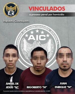 FGE vincula a proceso a tres sujetos por asesinar a un hombre en Río de San José FGE vincula a proceso a tres sujetos por asesinar a un hombre en Río de San José