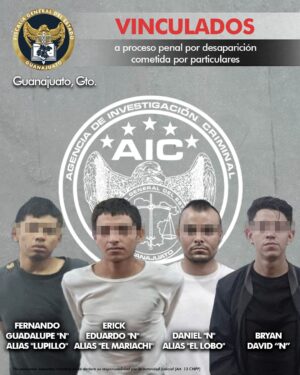 Presuntos criminales van a la cárcel por desaparición de personas Presuntos criminales van a la cárcel por desaparición de personas