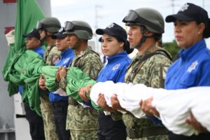 Realiza administración municipal 2021-2024 último izamiento de bandera Realiza administración municipal 2021-2024 último izamiento de bandera