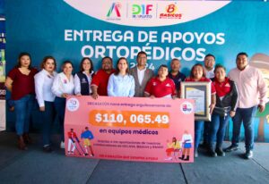 Entregan apoyos 25 ortopédicos a irapuatenses Entregan apoyos 25 ortopédicos a irapuatenses