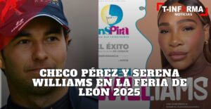 ¡Increíble! Checo Pérez y Serena Williams estarán en la Feria de León 2025 ¡Increíble! Checo Pérez y Serena Williams estarán en la Feria de León 2025