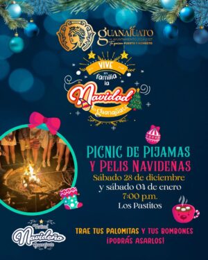 Vive en familia la Navidad en Guanajuato con el Picnic de Pijamas y Pelis Navideñas Vive en familia la Navidad en Guanajuato con el Picnic de Pijamas y Pelis Navideñas
